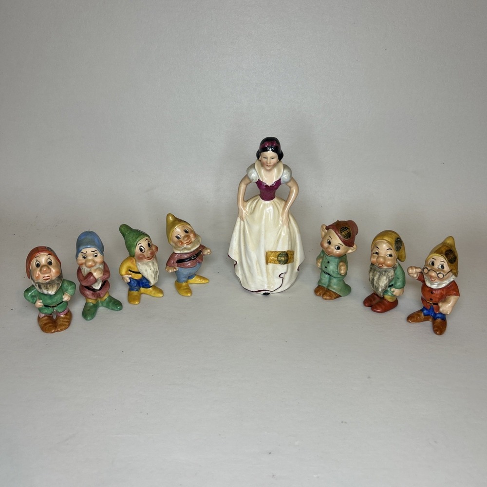 Snow White and the Seven Dwarfs figures by Geobel